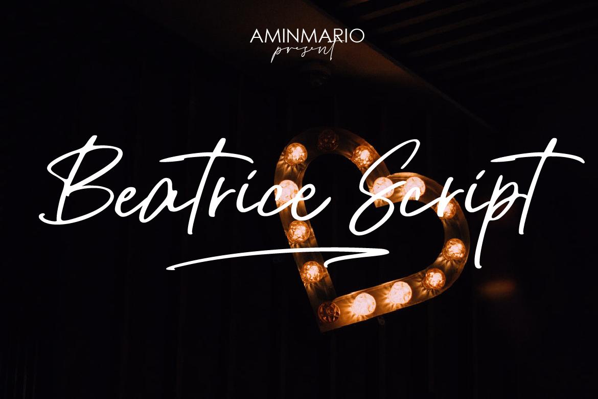 Beatrice Script Font