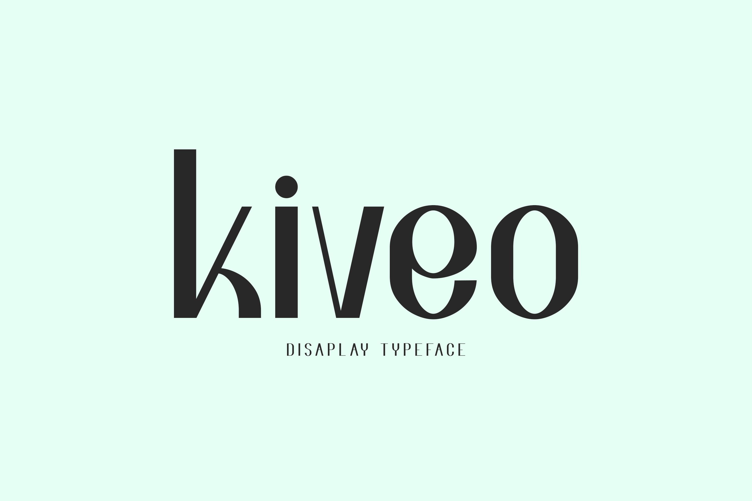 Kiveo Font