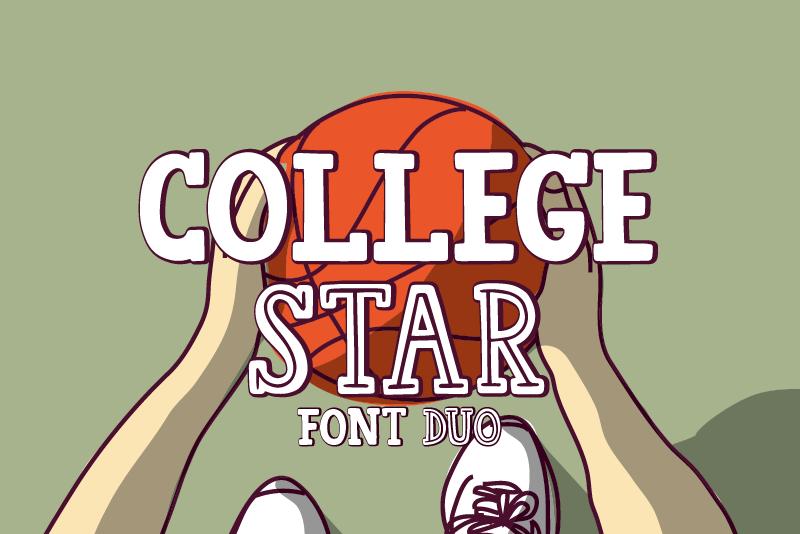 College Star Font