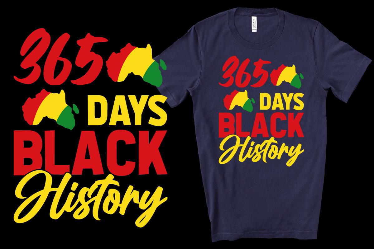 Black History T-Shirt Design