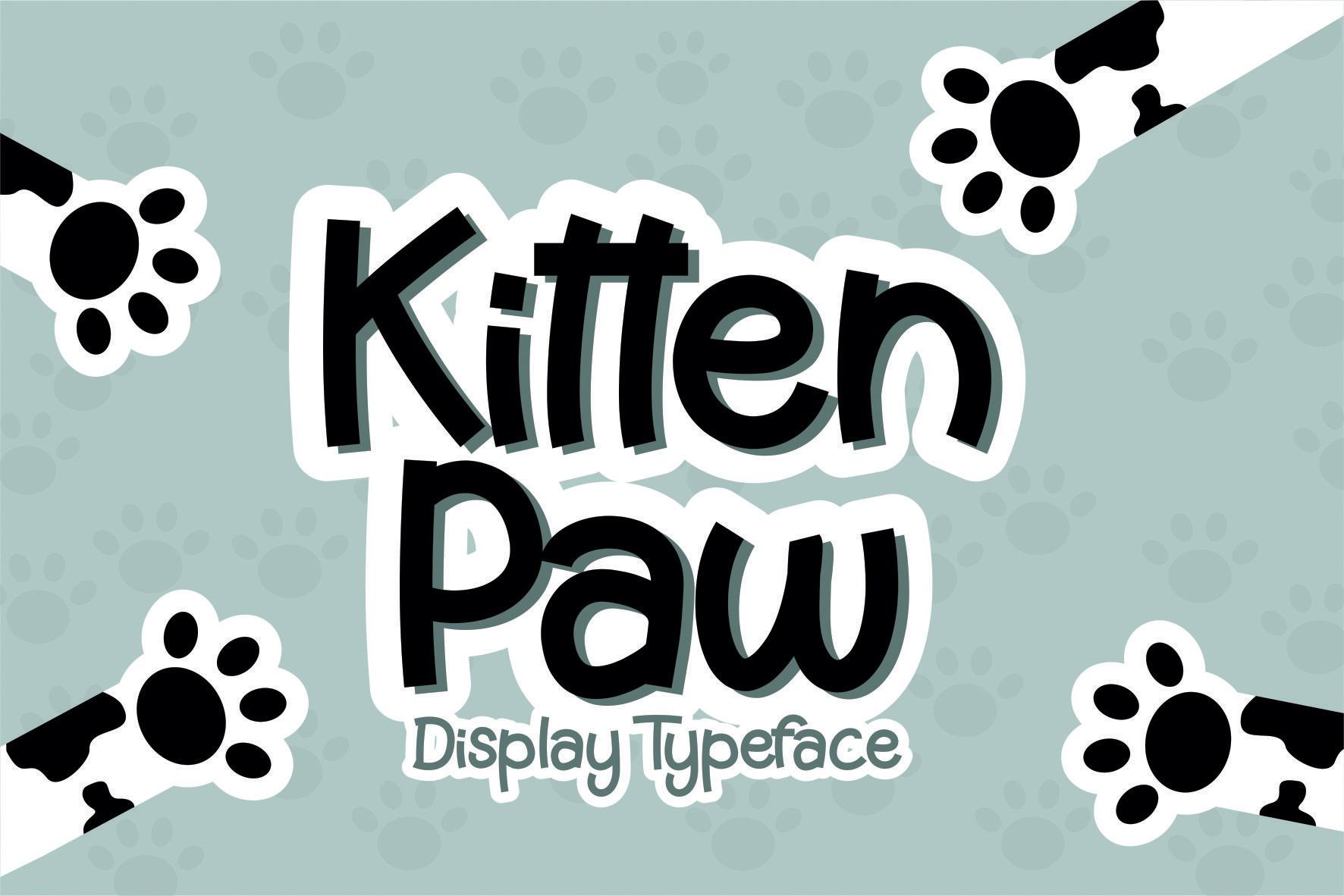 Kitten Paw Font