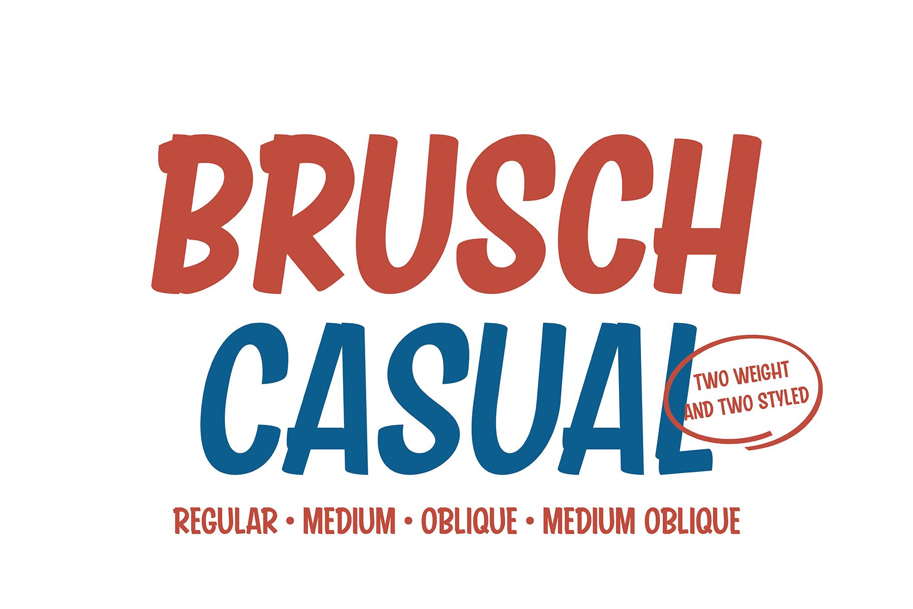 Brusch Casual Font