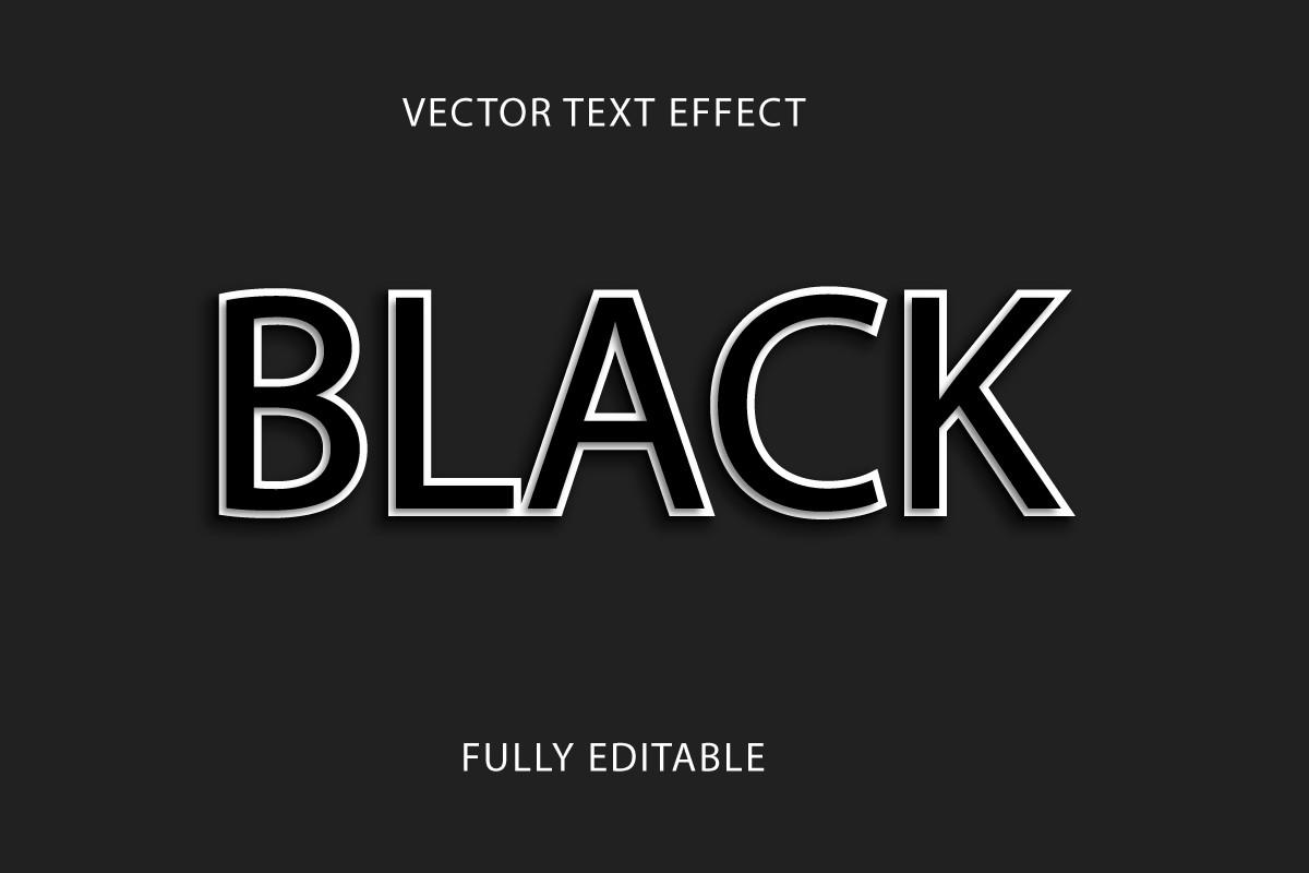 3D Editable Eps Vector Text Effect