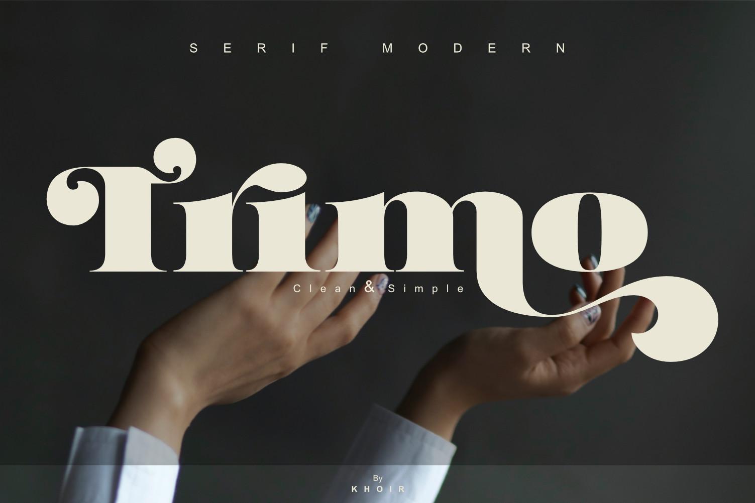 Trimo Font