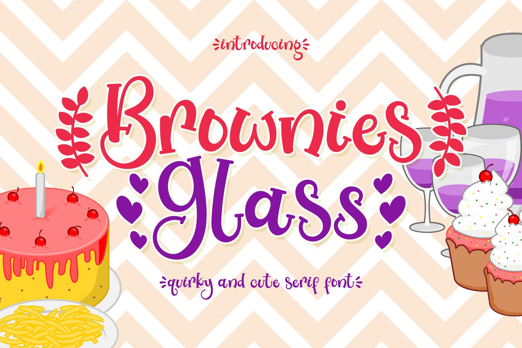 Brownies Glass Font