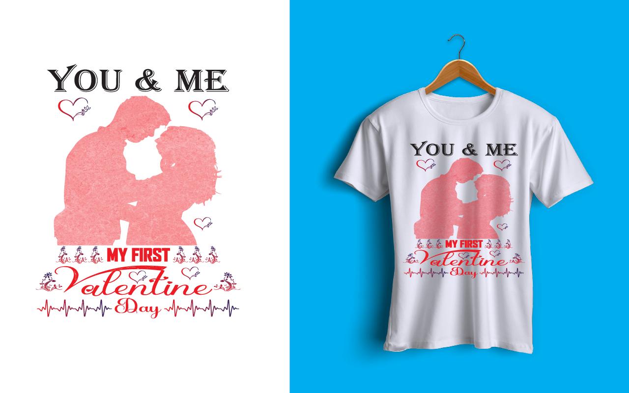 Valentine Day T-shirt Design