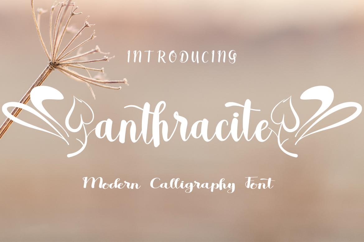 Anthracite Font