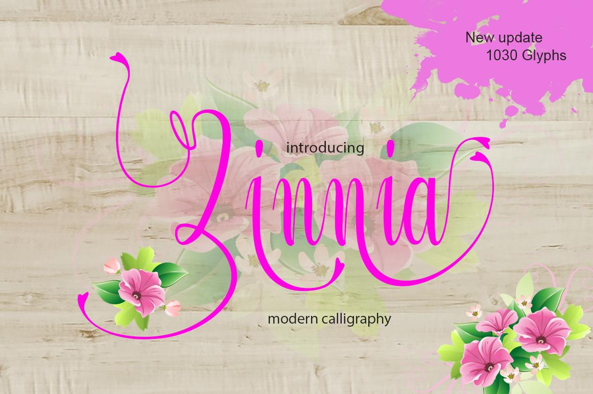 Zinnia Font