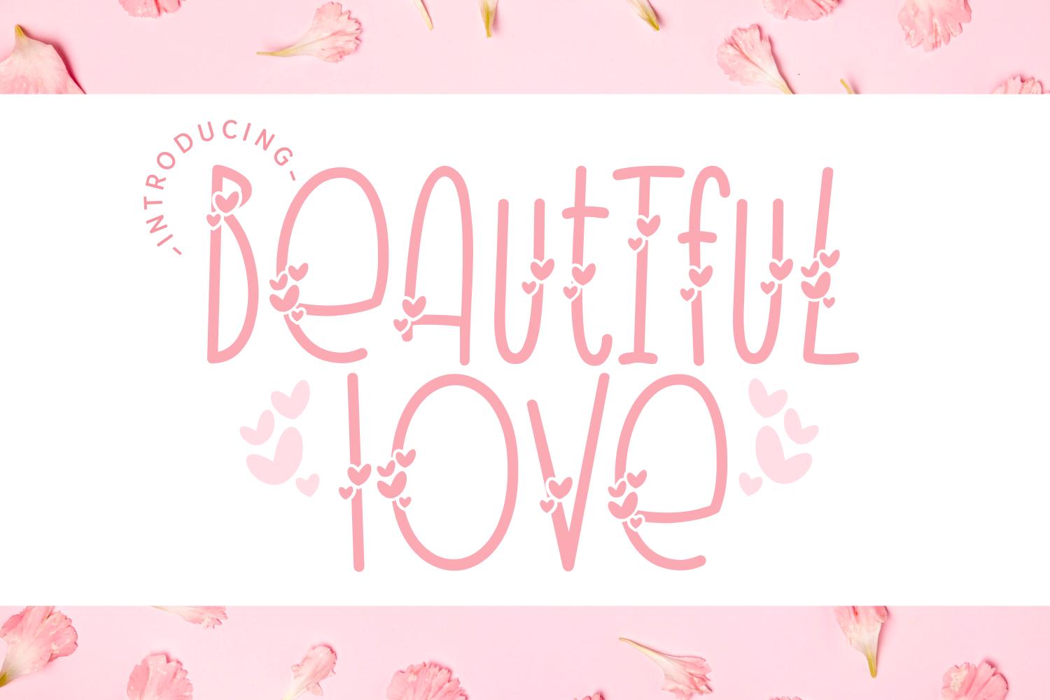 Beautiful Love Font
