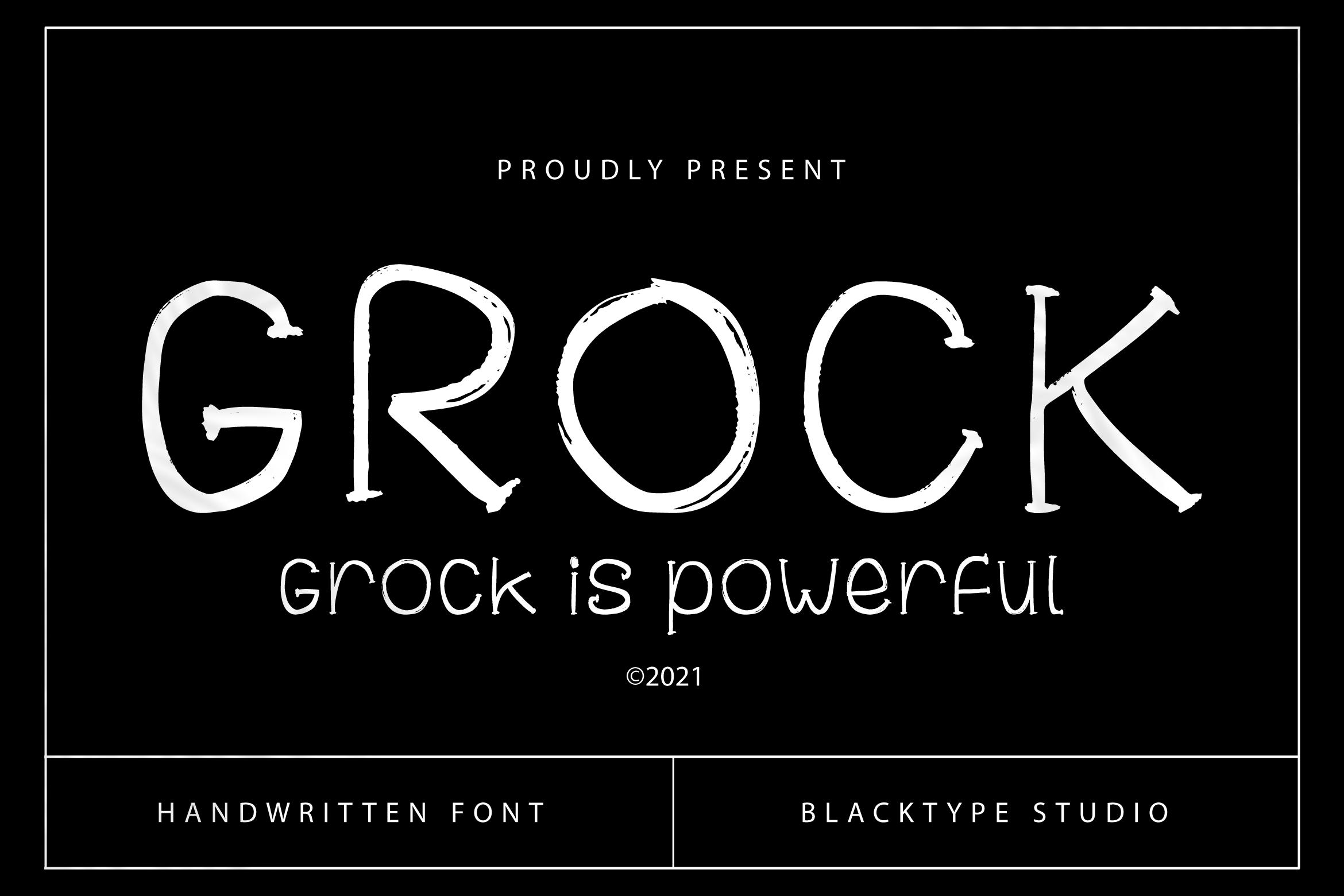 Grock Font