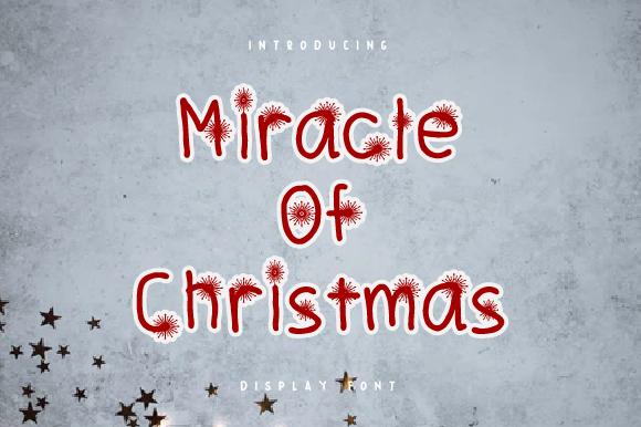 Miracle of Christmas Font
