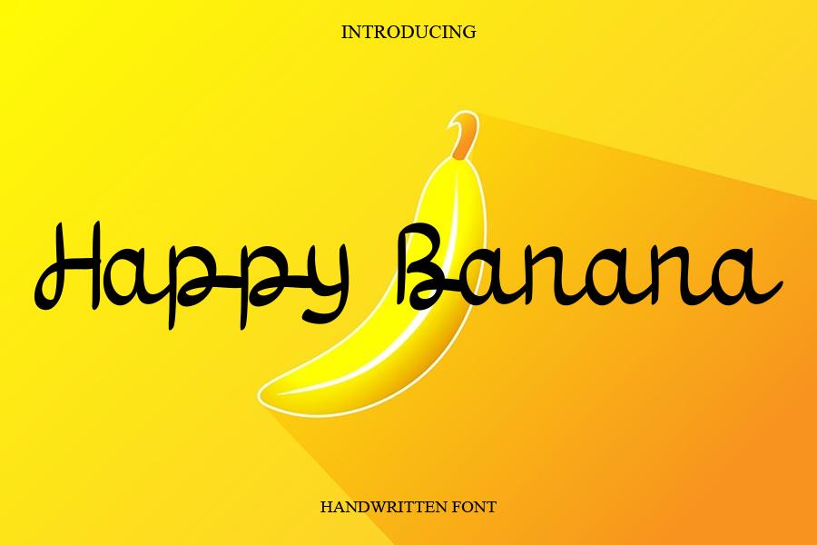 Happy Banana Font