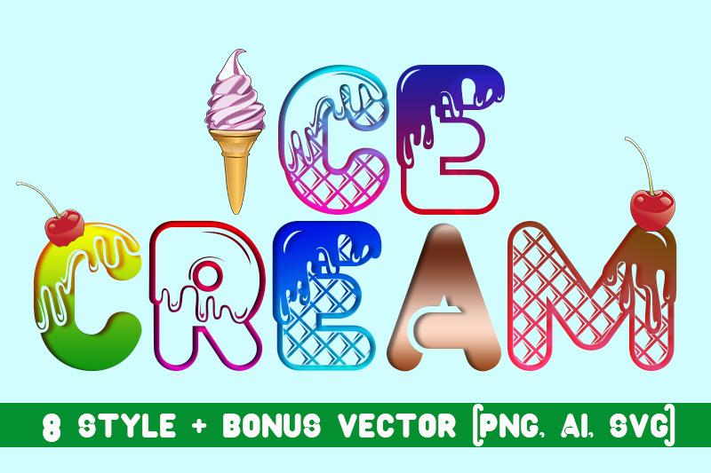 Ice Cream Font