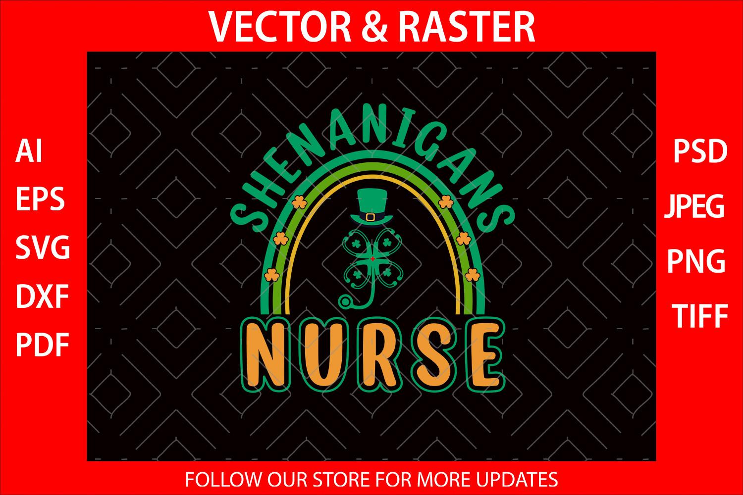 Shenanigans Nurse Hooded St Patricks Day