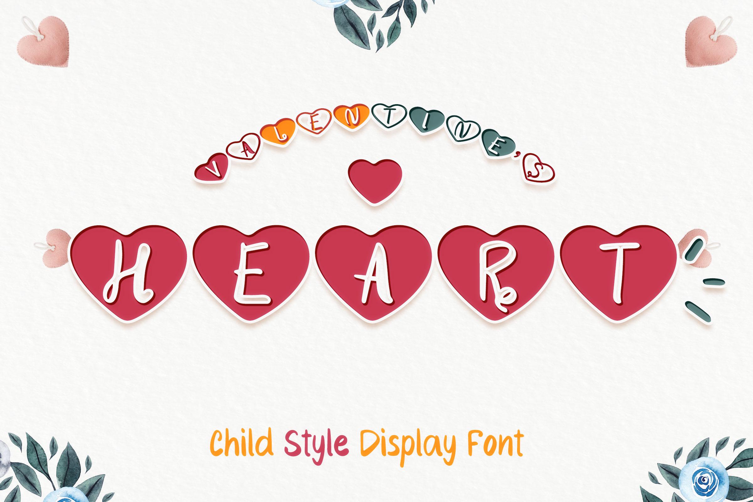 Valentine's Heart Font