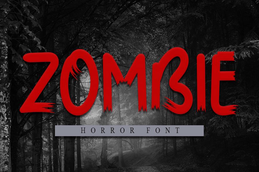Zombie Font