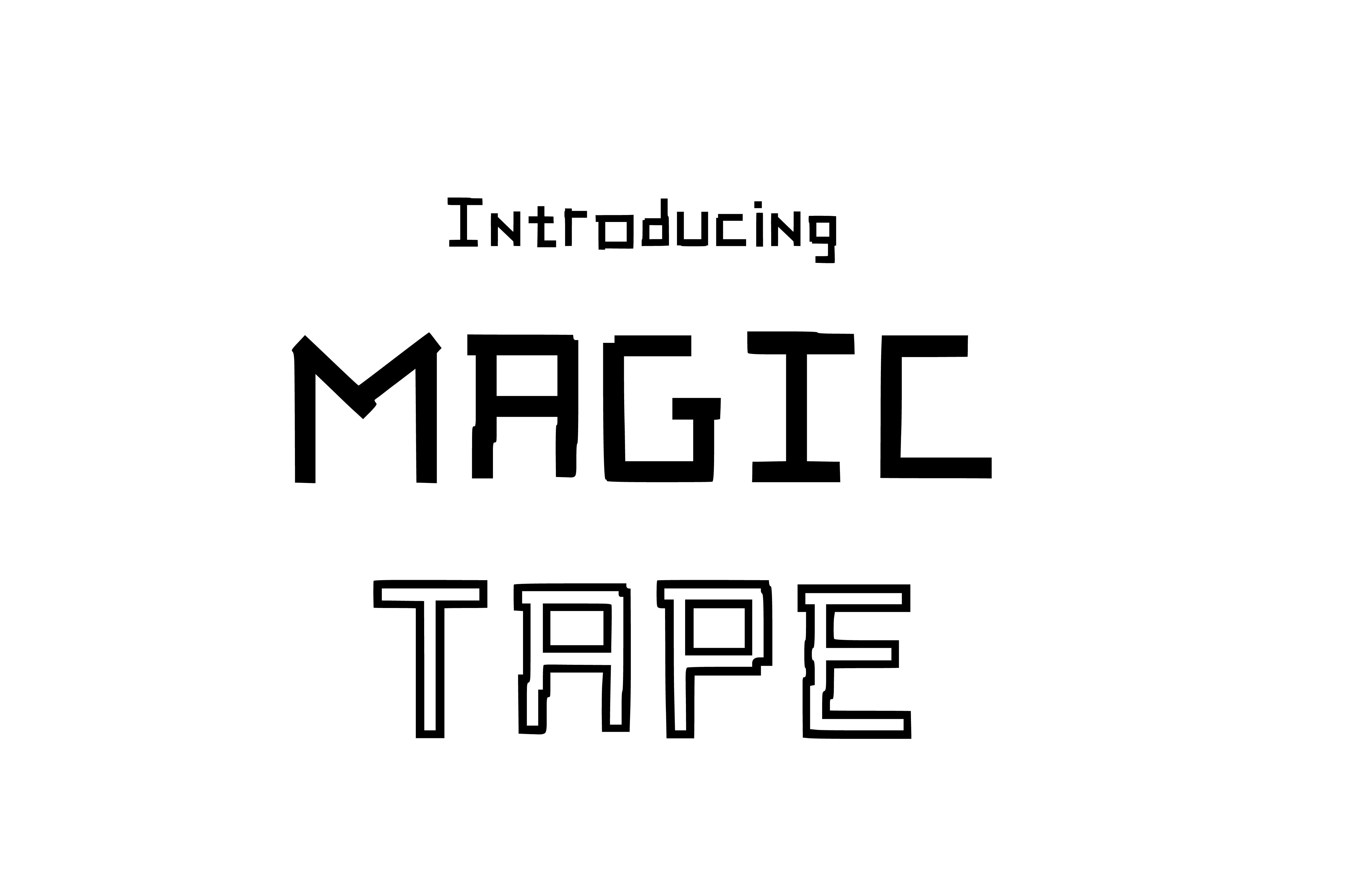 Magic Tape Font