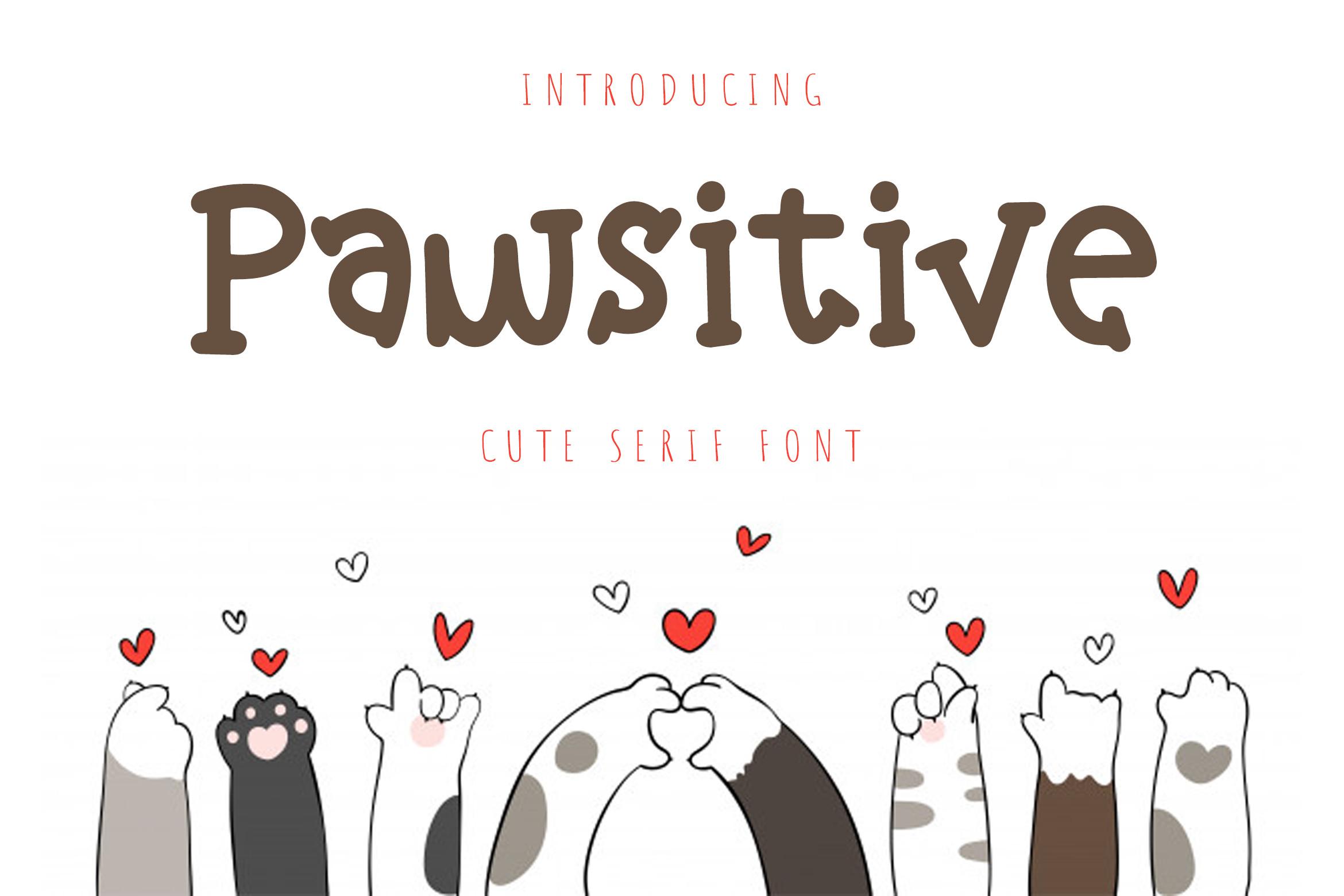Pawsitive Font