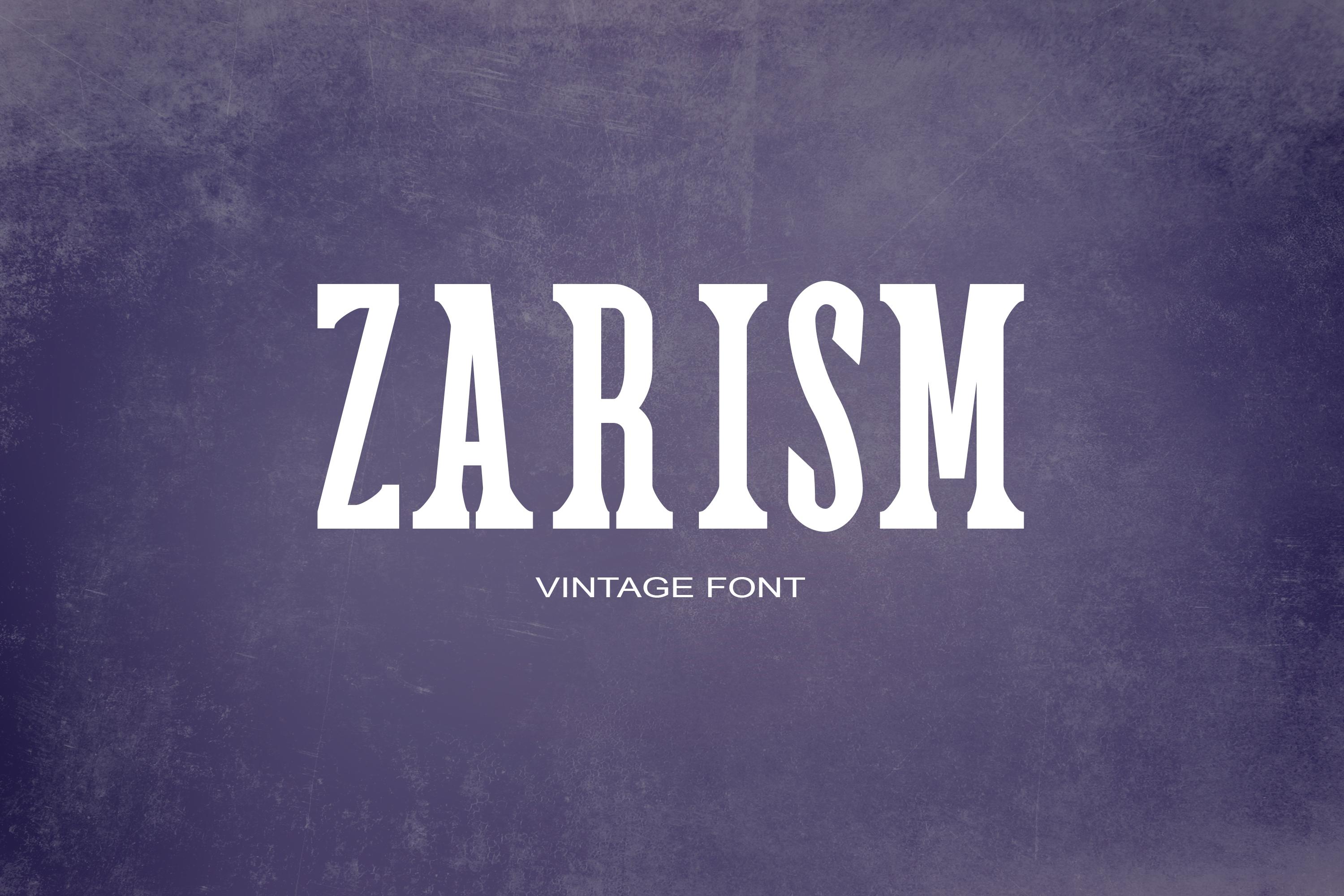 Zarism Font