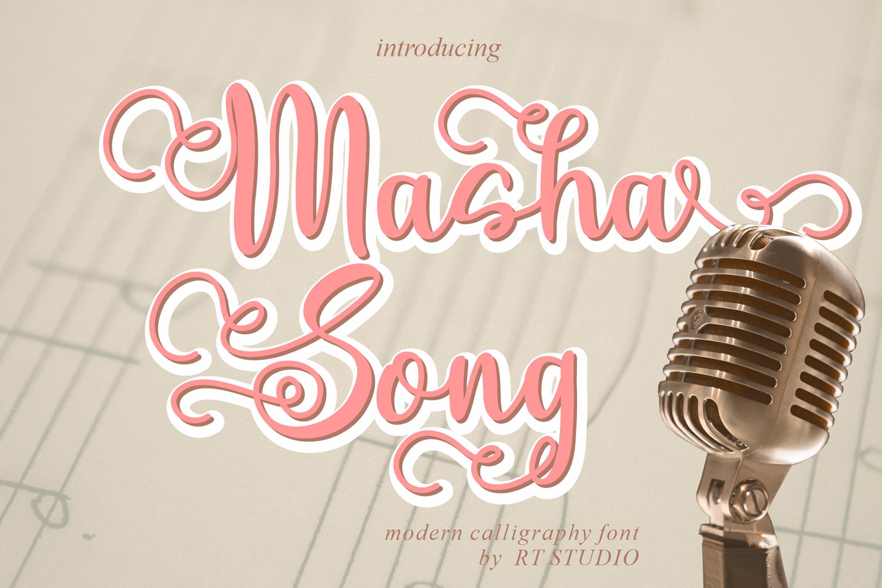 Masha Song Font