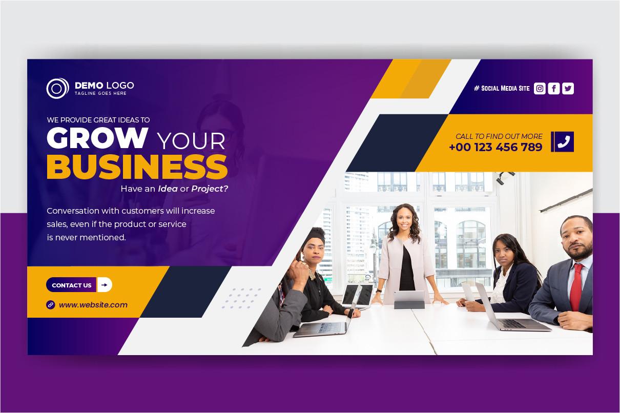 Business Conference Web Banner Design