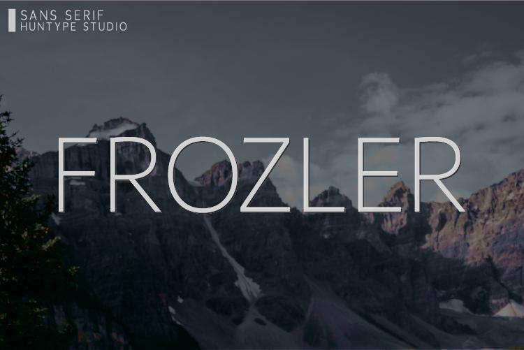 Frozler Font