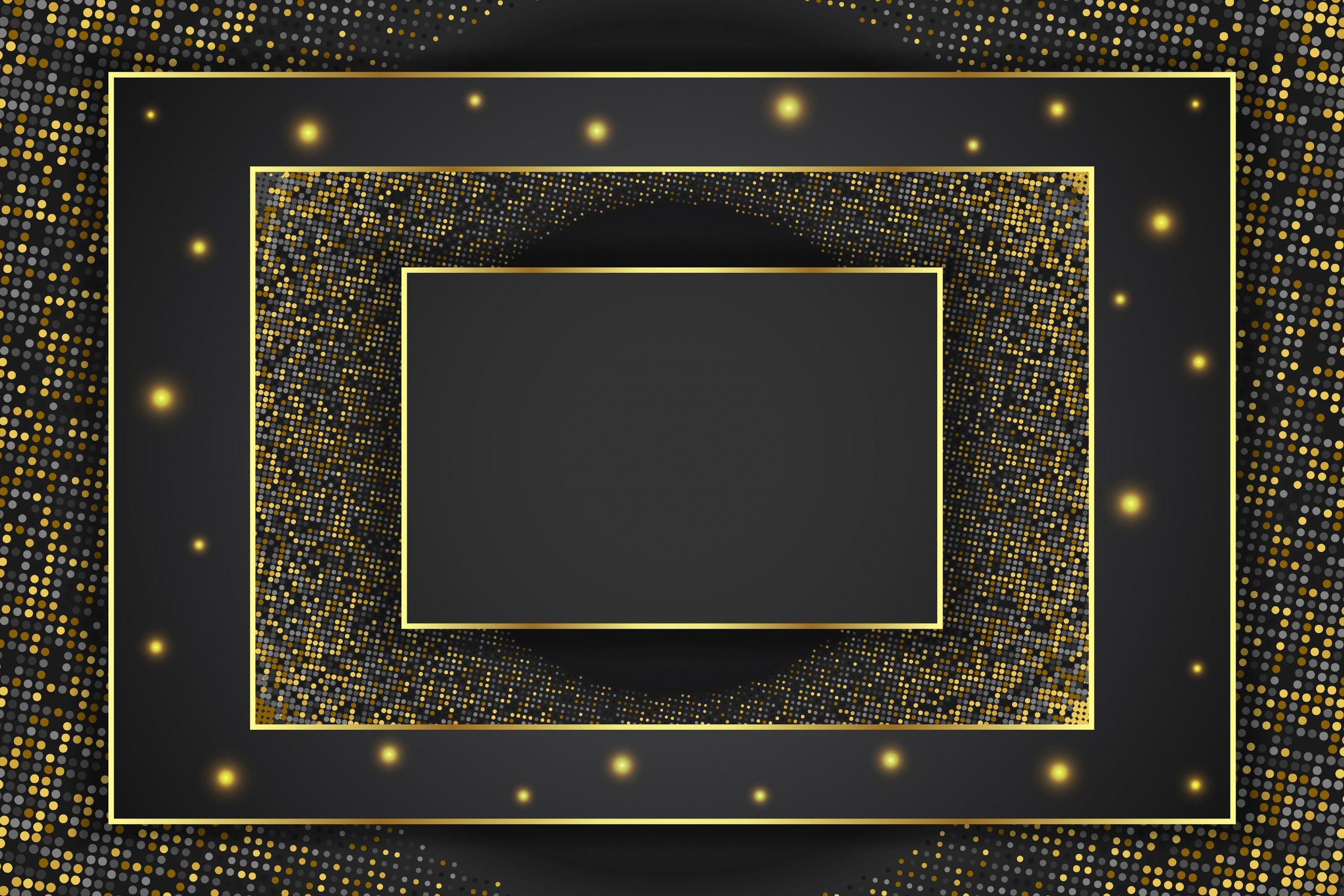 Black Luxury Background Rectangle Shape
