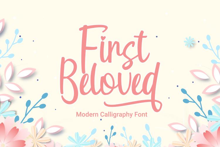 First Beloved Font
