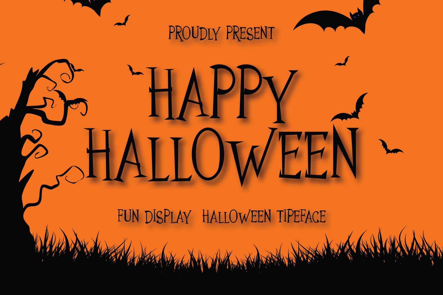 Happy Halloween Font