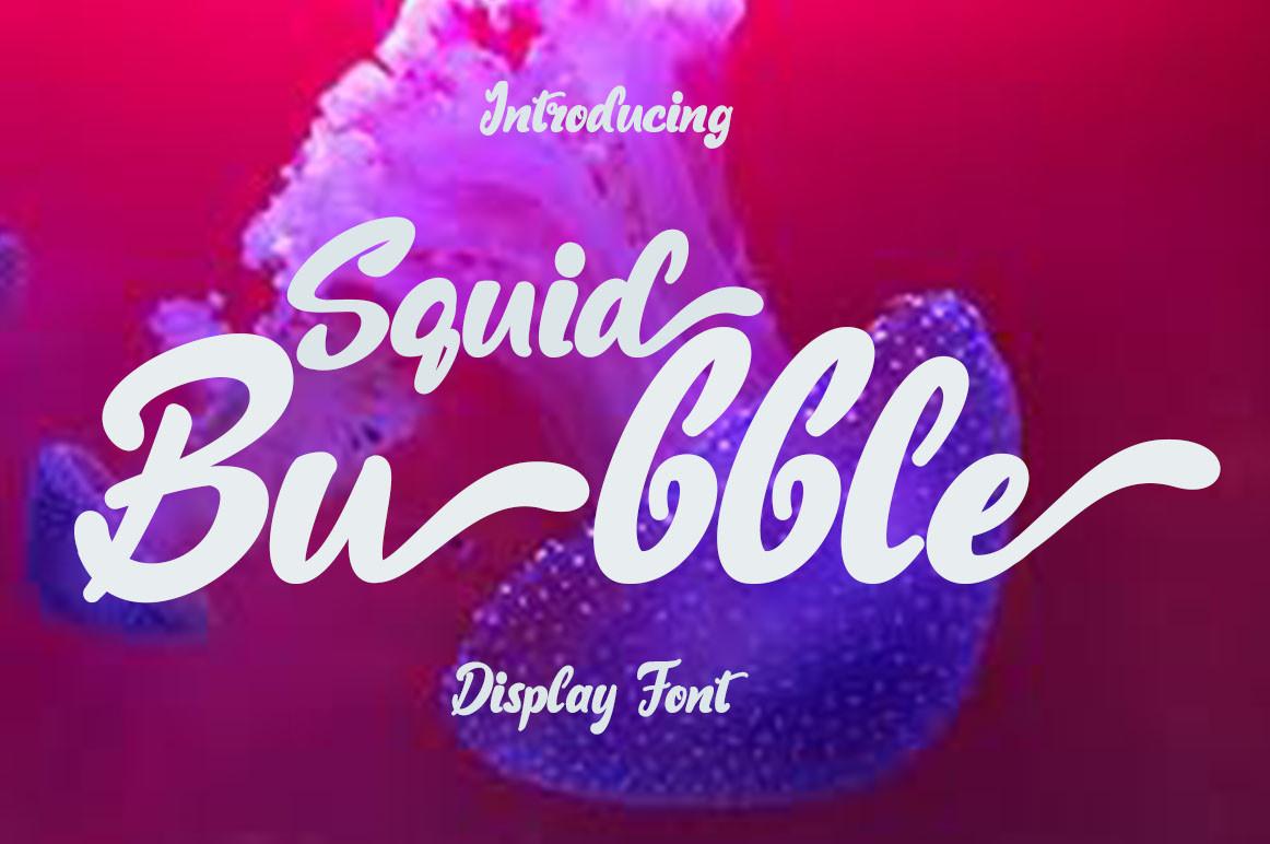Squid Bubble Font