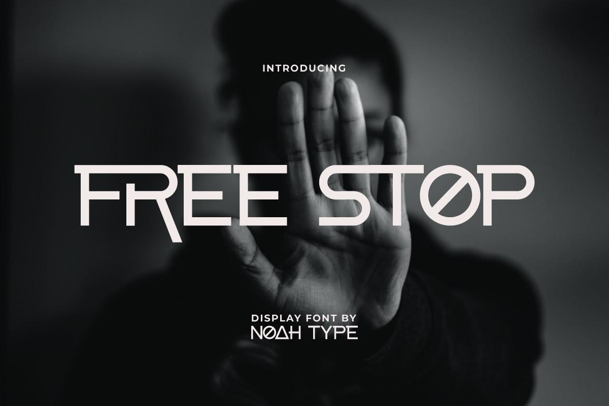 FreeStop Font