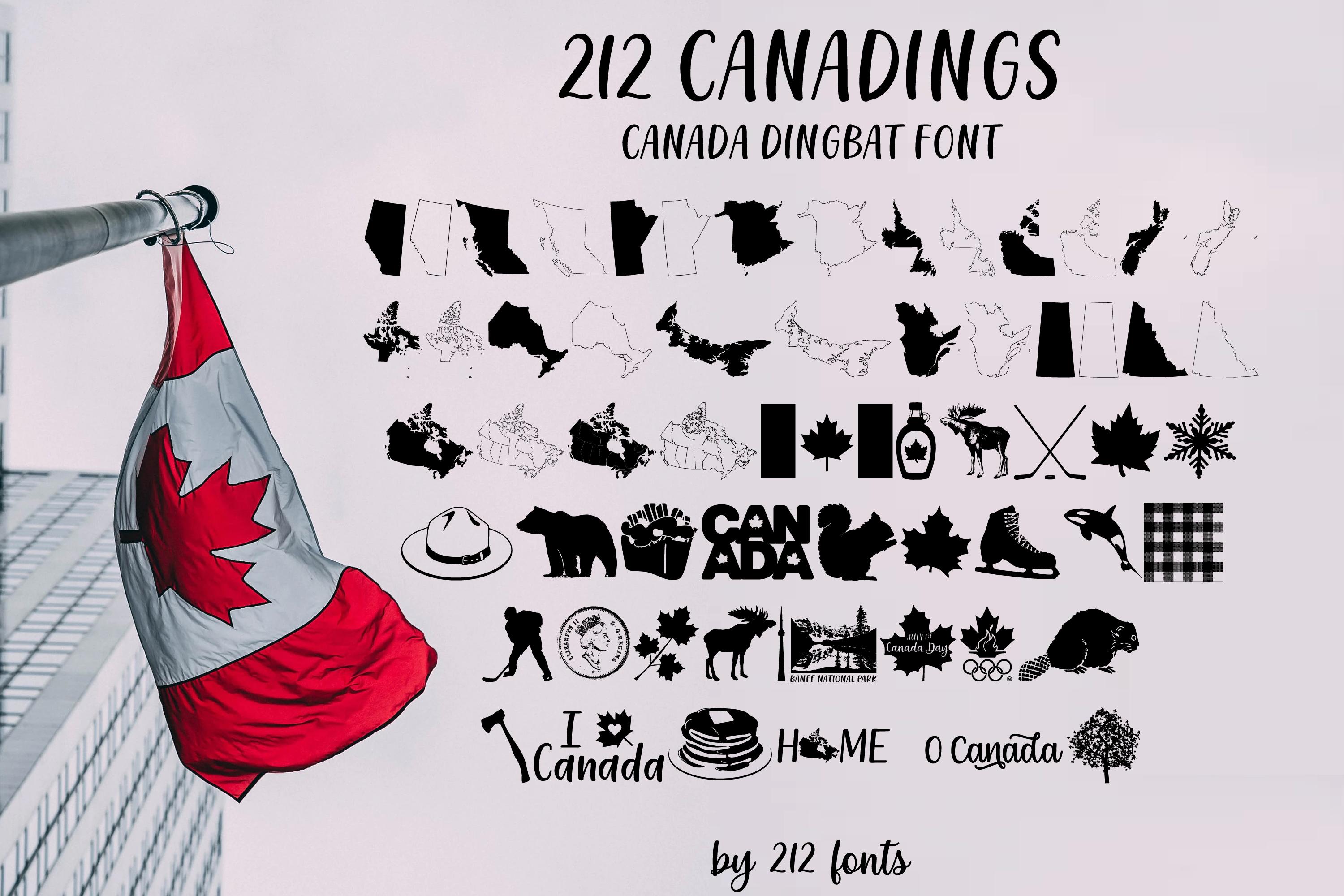 212 Canadings Font