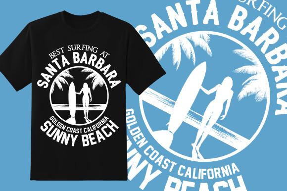 Surfing T-Shirt Design