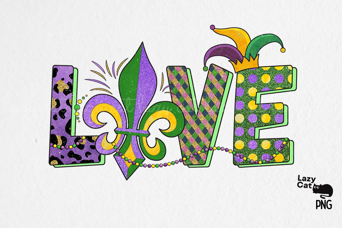 Mardi Gras PNG Sublimation