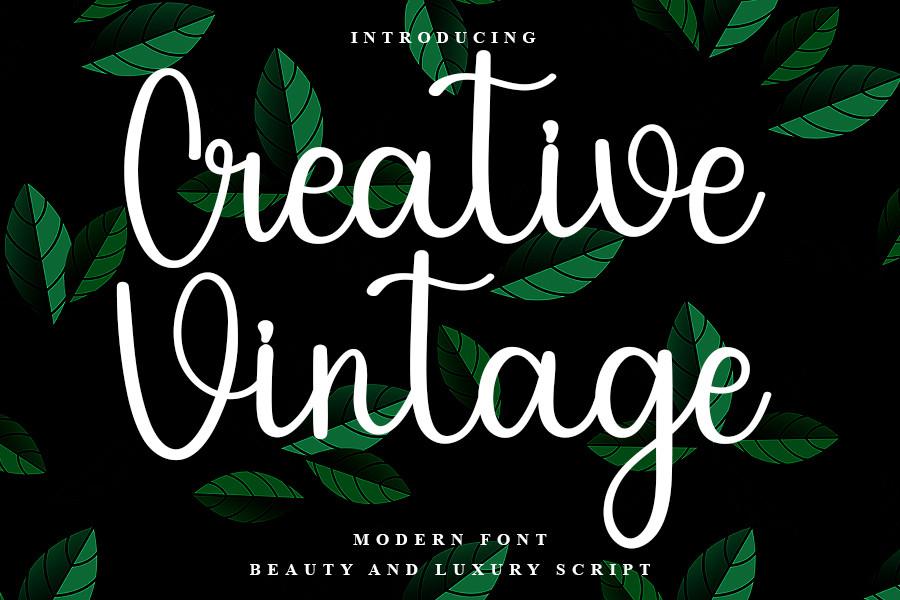 Creative Vintage Font