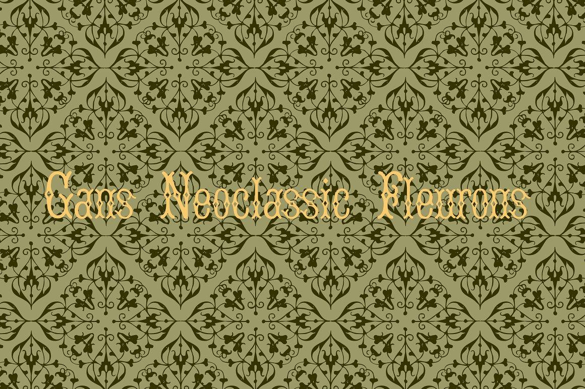 Gans Neoclassic Fleurons Font