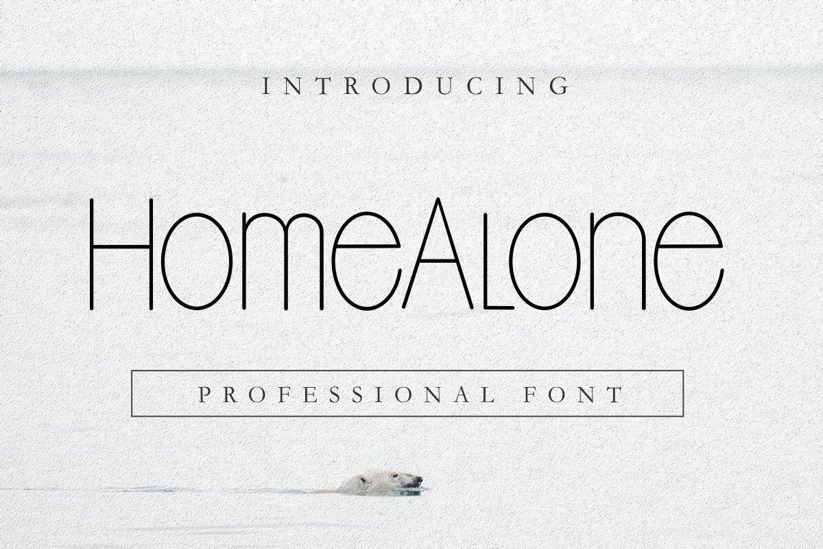 Home Alone Font