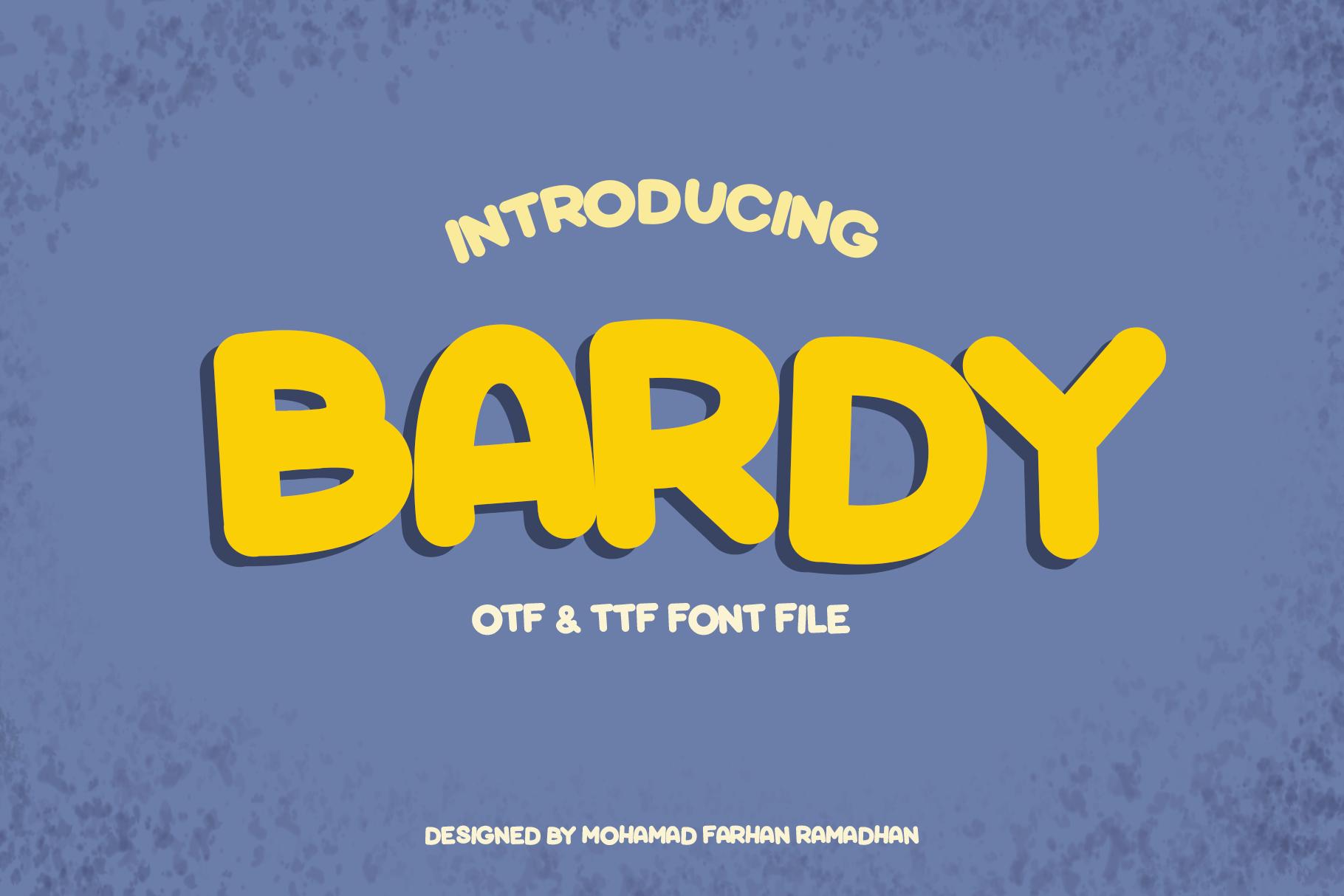 Bardy Font