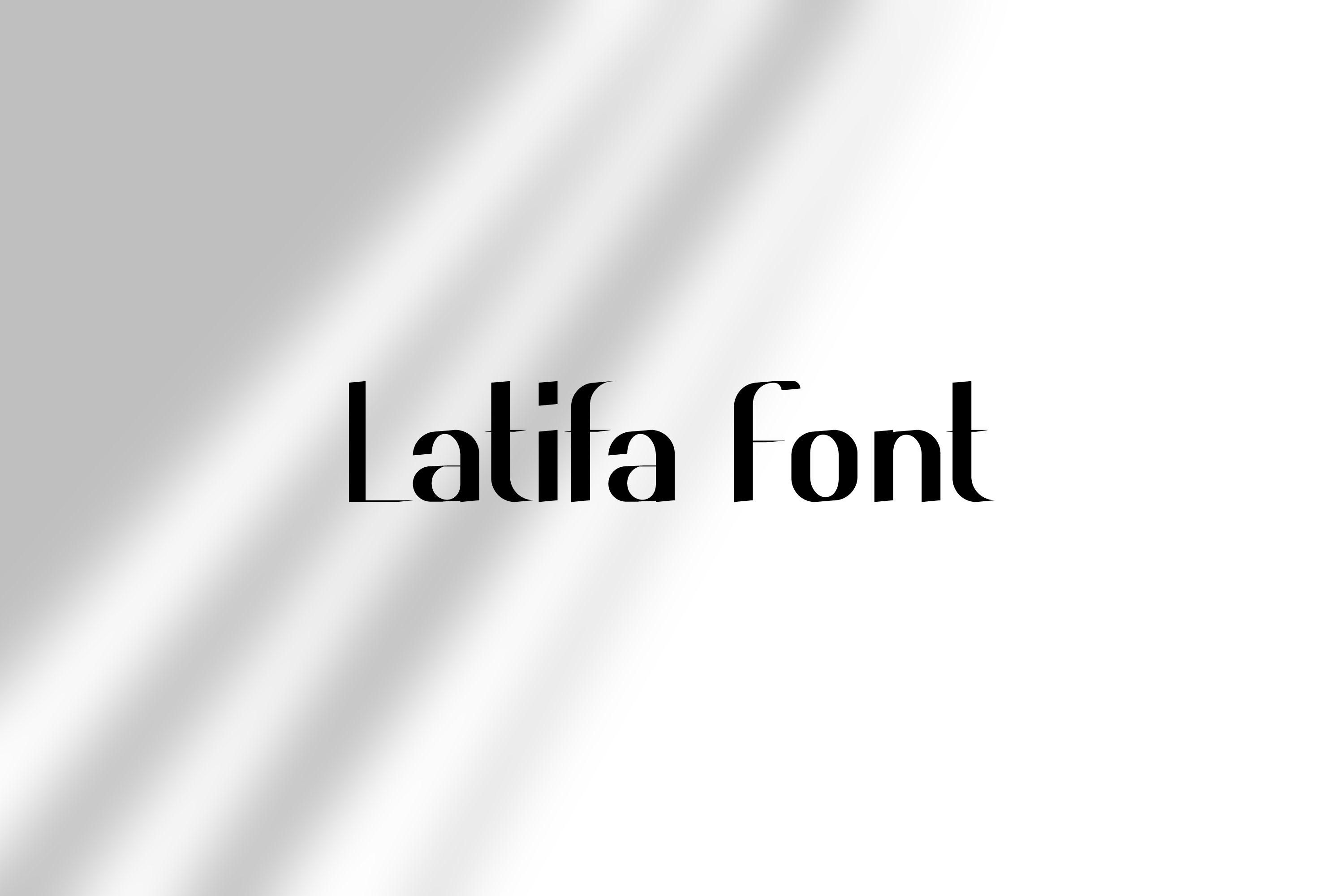 Latifa Font