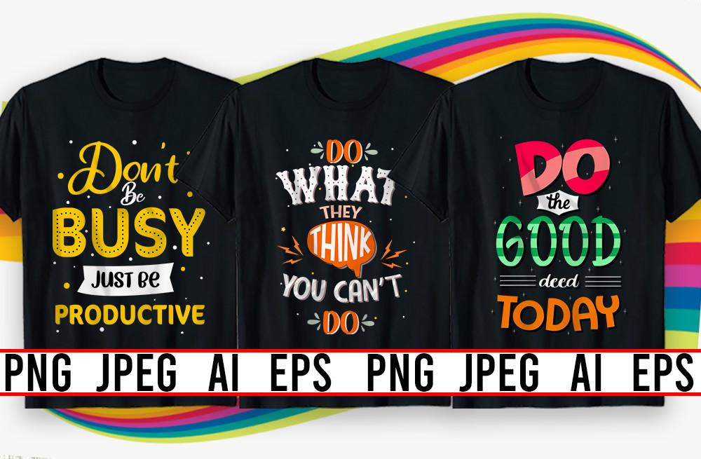 Typography T Shirt & Mug Design Bundle17