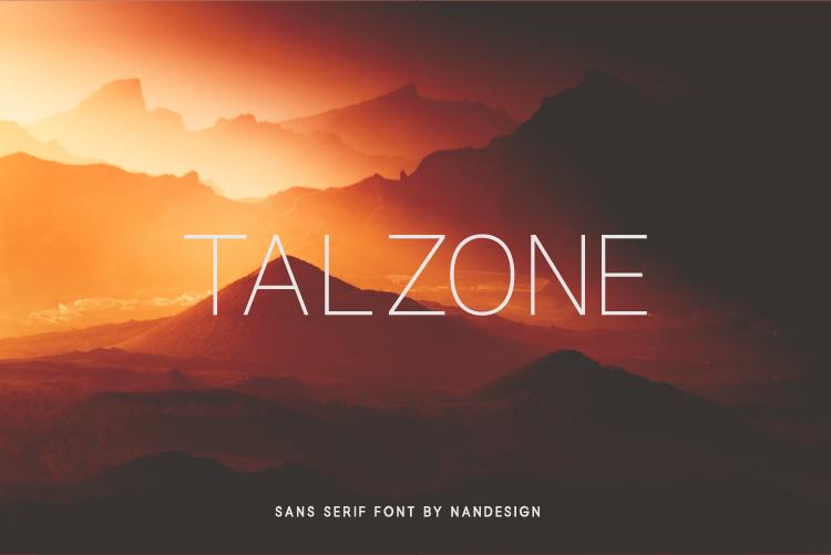 Talzone Font