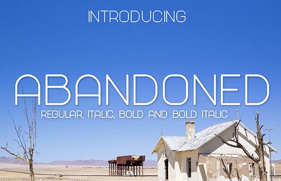Abandoned Font