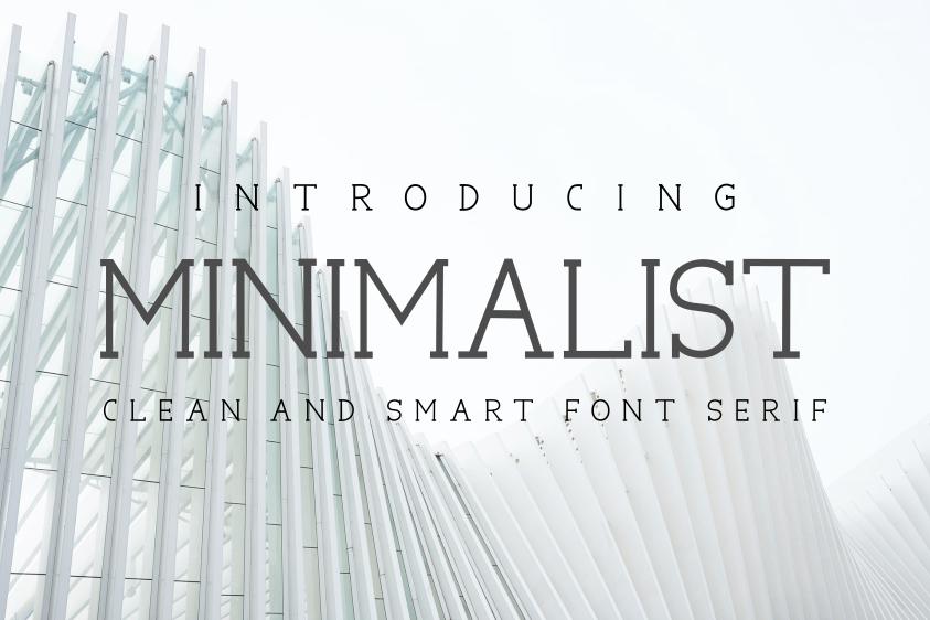 Minimalist Font