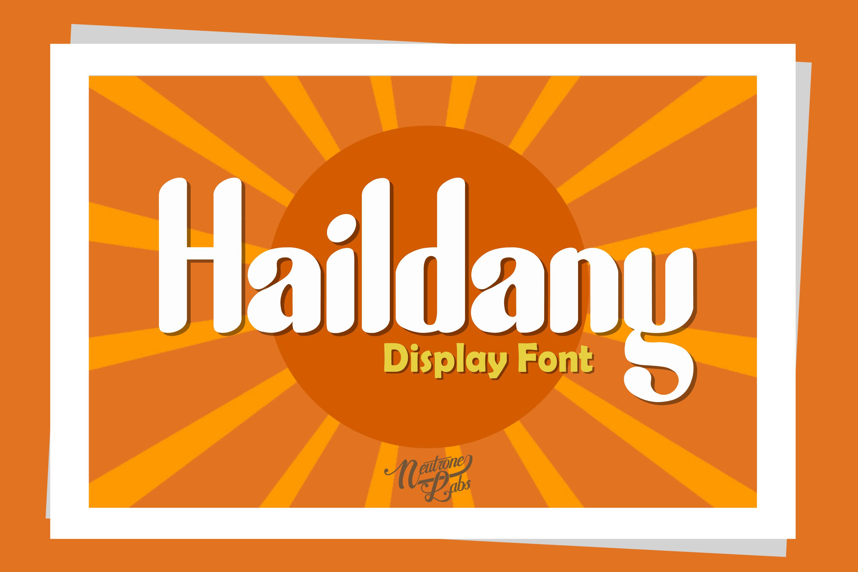 Haildany Font