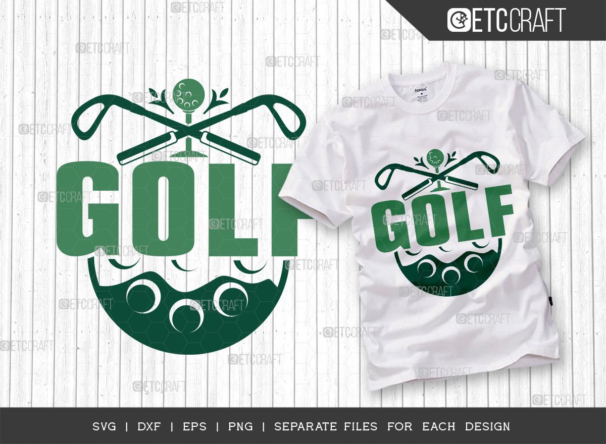 Golf SVG Cut File | Sports SVG | Golfer