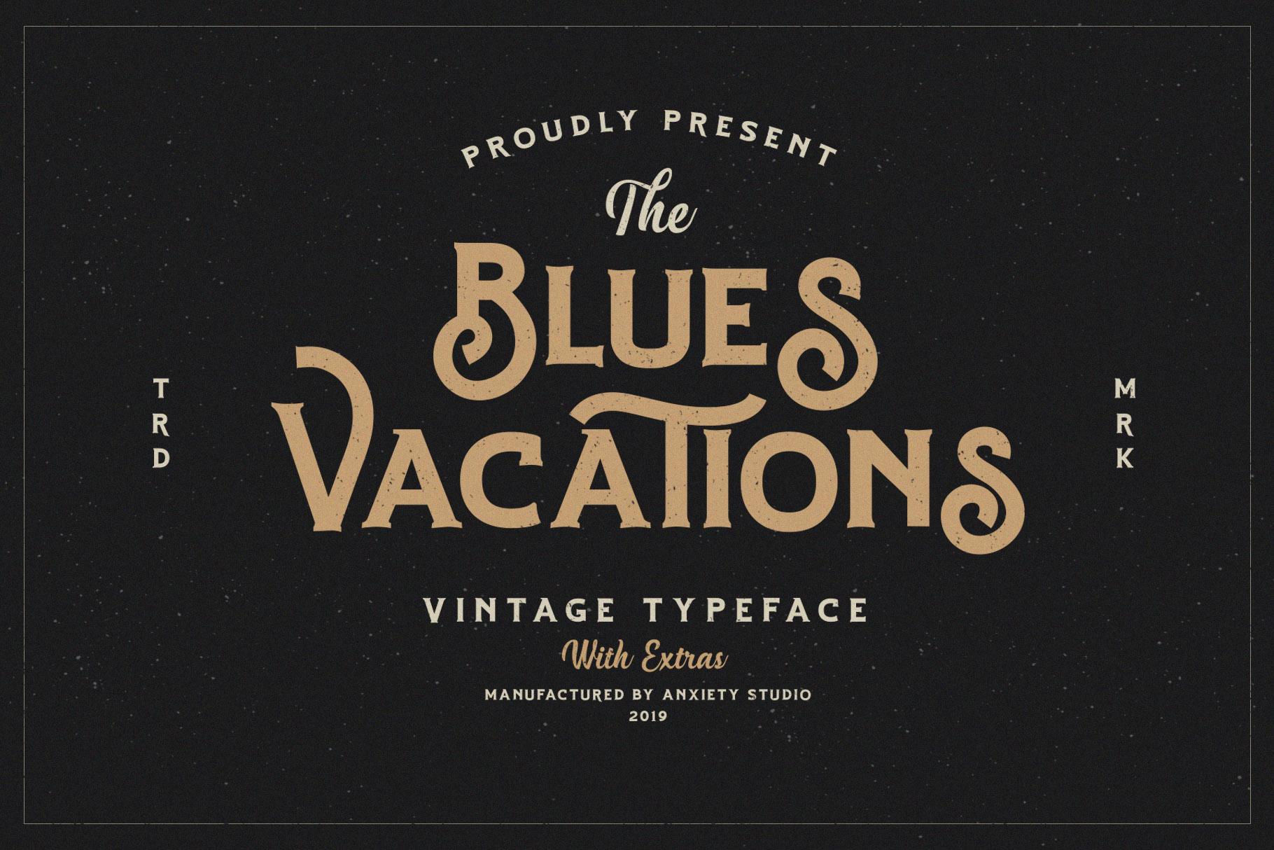 Blues Vacations Font
