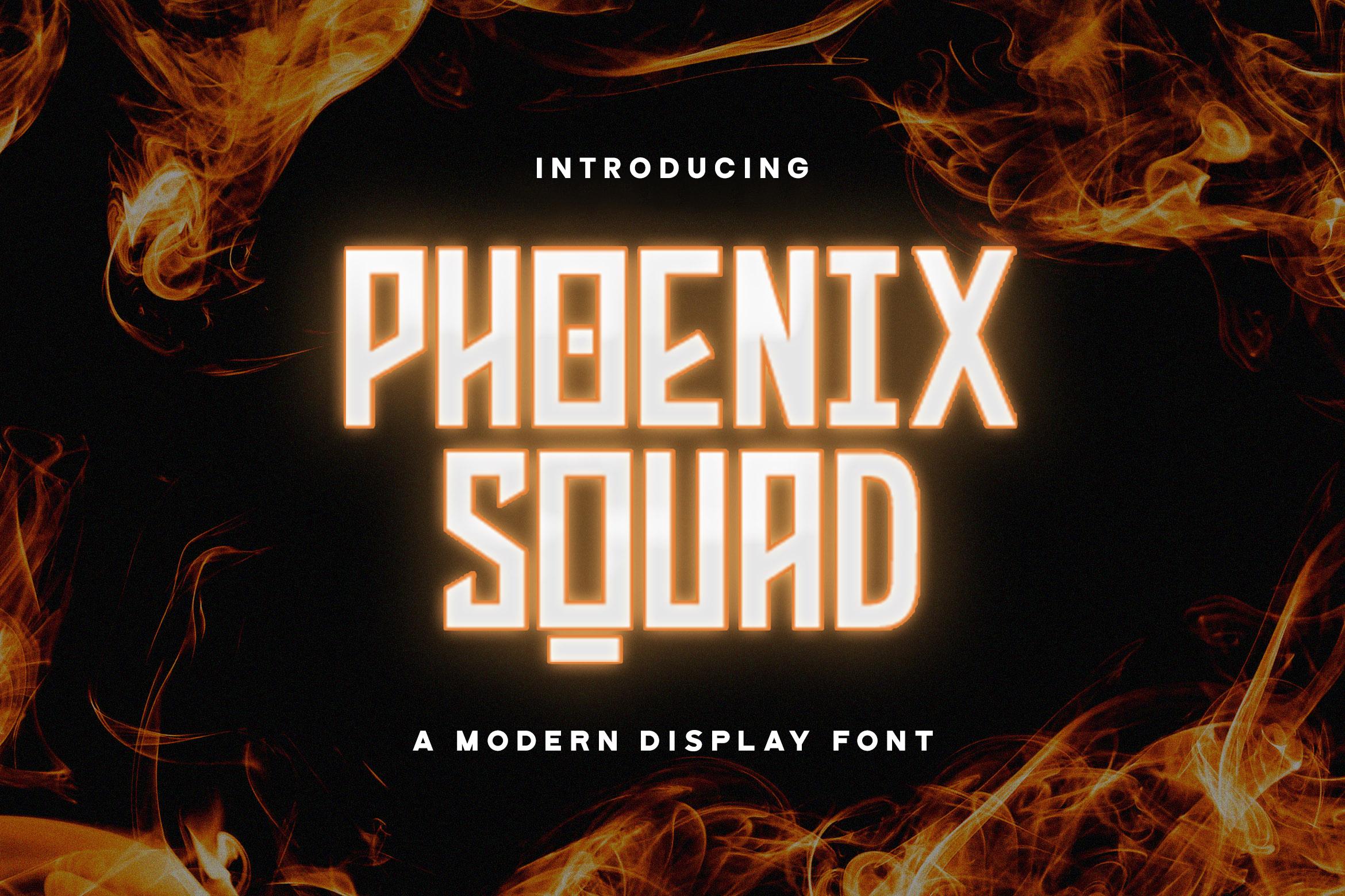Phoenix Squad Font