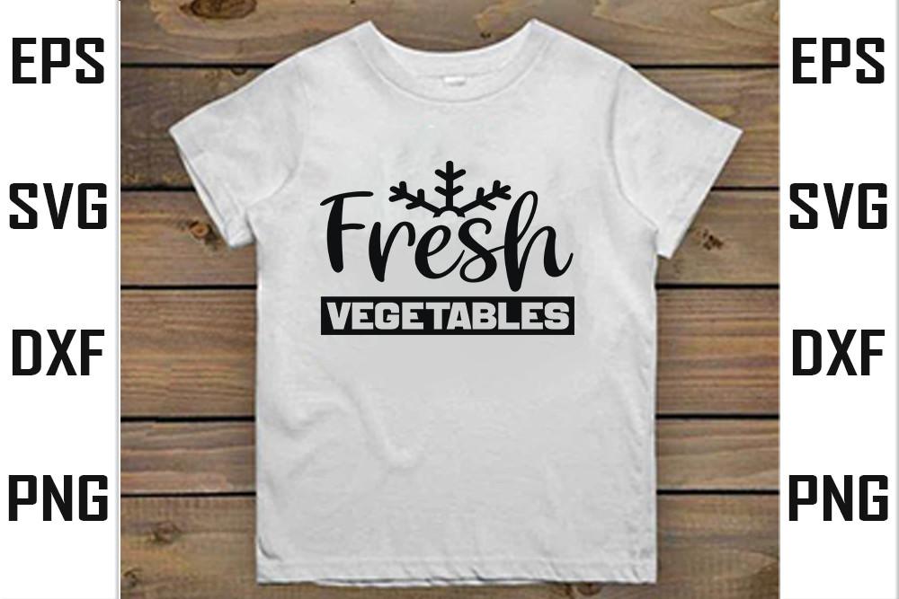 Tote Bag  Svg Design,  Fresh Vegetables