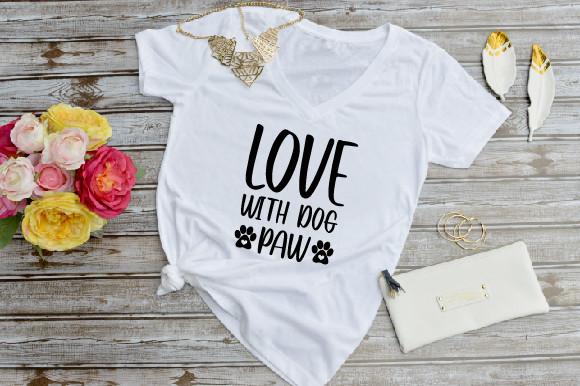 Love with Dog Paw