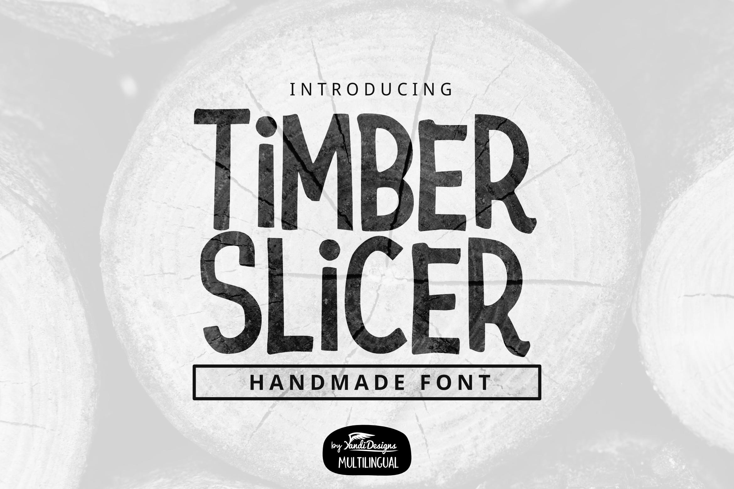 Timber Slicer Font